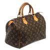 Image 1 : Louis Vuitton Monogram Canvas Leather Speedy 30 cm Bag