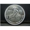 Image 1 : 1 Troy Oz. .999 Silver Engelhard Prospector Round