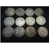 Image 1 : 12 Count Silver World Coins - Various Countries and Various Date