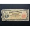 Image 1 : 1936 Philippines One Peso Victory STAR Note!! Scarce