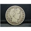 Image 1 : 1907 D Barber Half Dollar