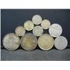 Image 1 : 10 Silver World Coins - Various Countries & Various Dates