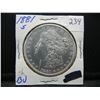 Image 3 : 1881-S United States Morgan Silver Dollar Choice BU