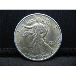 1935 United States Walking Liberty Silver Half Dollar