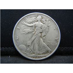 1936 United States Walking Liberty Silver Half Dollar