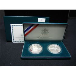 1998 United States Black Revolutionary War Patriots Commem Silver Dollar Proof & Uncirculated Coin S