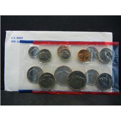 1981 United States Uncirculated P & D Mint Set w/ Original Packaging