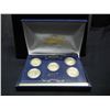 Image 1 : 2000 State Quarters (5) 24KT Gold Plated