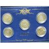 Image 2 : 2000 State Quarters (5) 24KT Gold Plated