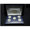 Image 1 : 2001 State Quarters (5) 24KT Gold Plated