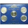 Image 2 : 2001 State Quarters (5) 24KT Gold Plated