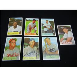 (7) 1954 Bowman Baseball Cards
