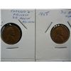 Image 2 : (3) 1958D (1) 1958 Wheat Cent Minor Mint Errors Part of a Large Collection of Errors