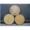 Image 1 : (3) 1894 Indian Cents Better Date