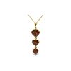 Image 1 : Genuine 3.03 ctw Garnet Necklace 14KT Yellow Gold - REF-36A2K