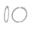 Image 1 : 0.96 CTW Diamond Earrings 14K White Gold - REF-122Y6X