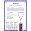 Image 2 : Genuine 2.25 ctw Amethyst Necklace 14KT Rose Gold - REF-36Y9F