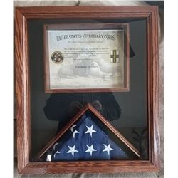 US Flag Flown during US Special Forces mission in Middle East