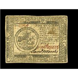Continental Currency November 29, 1775 $5 About New. We Continental Currency November 29, 1775 $5 Ab