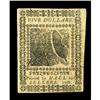 Image 2 : Continental Currency May 9, 1776 $5 About New. Boldly s Continental Currency May 9, 1776 $5 About Ne