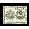 Image 2 : Continental Currency July 22, 1776 $30 Counterfeit Dete Continental Currency July 22, 1776 $30 Count