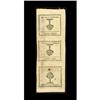 Image 2 : Massachusetts October 16, 1778 Uncut Strip of Three Ver Massachusetts October 16, 1778 Uncut Strip o