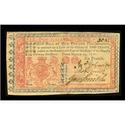 New Jersey March 25, 1776 L6 Choice About New. The marg New Jersey March 25, 1776 L6 Choice About Ne