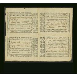 North Carolina April 23, 1761 Original Block of Four Ex North Carolina April 23, 1761 Original Block