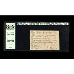 North Carolina December, 1771 L2 PCGS Extremely Fine 45 North Carolina December, 1771 L2 PCGS Extrem