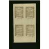 Image 1 : Rhode Island May 1786 Half Sheet of Four Superb Gem New Rhode Island May 1786 Half Sheet of Four Sup