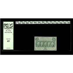 Fr. 1312 50c First Issue PCGS Gem New 65. Fr. 1312 50c First Issue PCGS Gem New 65.