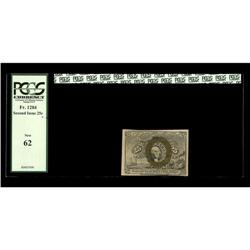 Fr. 1284 25c Second Issue PCGS New 62. Fr. 1284 25c Second Issue PCGS New 62.
