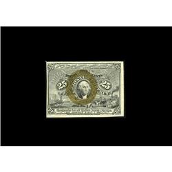 Fr. 1286 25c Second Issue Crisp Uncirculated. An uncirc Fr. 1286 25c Second Issue Crisp Uncirculated