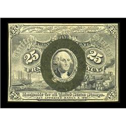 Fr. 1286 Milton 2R25.3g 25¢ Second Issue Inverted "S" C Fr. 1286 Milton 2R25.3g 25¢ Second Issue Inv