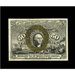 Fr. 1316 50¢ Second Issue Gem New. A very scarce number Fr. 1316 50¢ Second Issue Gem New.