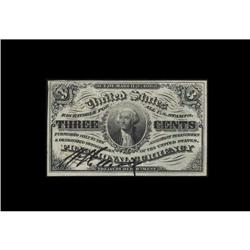 Fr. 1226 3c Third Issue Choice New. Previously lot 227 Fr. 1226 3¢ Third Issue Choice New.