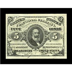 Fr. 1238 5¢ Third Issue Gem New. Fr. 1238 5¢ Third Issue Gem New.