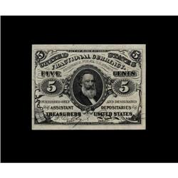 Fr. 1238 5¢ Third Issue Gem New. Fr. 1238 5¢ Third Issue Gem New.