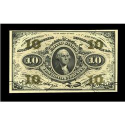 Fr. 1251 10¢ Third Issue Very Choice New. Excellent col Fr. 1251 10¢ Third Issue Very Choice New.