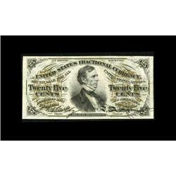 Fr. 1298 25¢ Third Issue Superb Gem New. One of the thr Fr. 1298 25¢ Third Issue Superb Gem New.