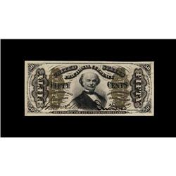 Fr. 1330 50¢ Third Issue Spinner Gem New. A stunning ex Fr. 1330 50¢ Third Issue Spinner Gem New.