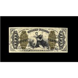 Fr. 1345 50¢ Third Issue Justice Gem New. The margins a Fr. 1345 50¢ Third Issue Justice Gem New.