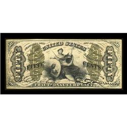 Fr. 1357 Milton 3R50.6a 50¢ Third Issue Justice Inverte Fr. 1357 Milton 3R50.6a 50¢ Third Issue Just