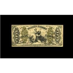 Fr. 1357 50¢ Third Issue Justice Extremely Fine. Essent Fr. 1357 50¢ Third Issue Justice Extremely F