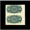 Image 2 : Fr. 1257 Milton 4R10.1 10¢ Fourth Issue Vertical Pair V Fr. 1257 Milton 4R10.1 10¢ Fourth Issue Vert