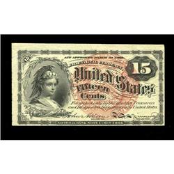 Fr. 1267 15¢ Fourth Issue Choice New. Tight at the bott Fr. 1267 15¢ Fourth Issue Choice New.