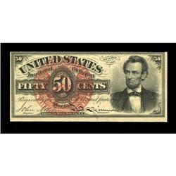 Fr. 1374 50¢ Fourth Issue Lincoln Choice New. Fr. 1374 50¢ Fourth Issue Lincoln Choice New.