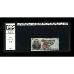 Fr. 1376 50¢ Fourth Issue Stanton PCGS Very Choice New Fr. 1376 50¢ Fourth Issue Stanton PCGS Very C