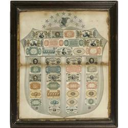 Fr. 1382 Fractional Currency Shield, With Gray Backgrou Fr. 1382 Fractional Currency Shield, With Gr