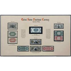 Magnificently Mounted Fractional Specimen Collection. W Magnificently Mounted Fractional Specimen Co